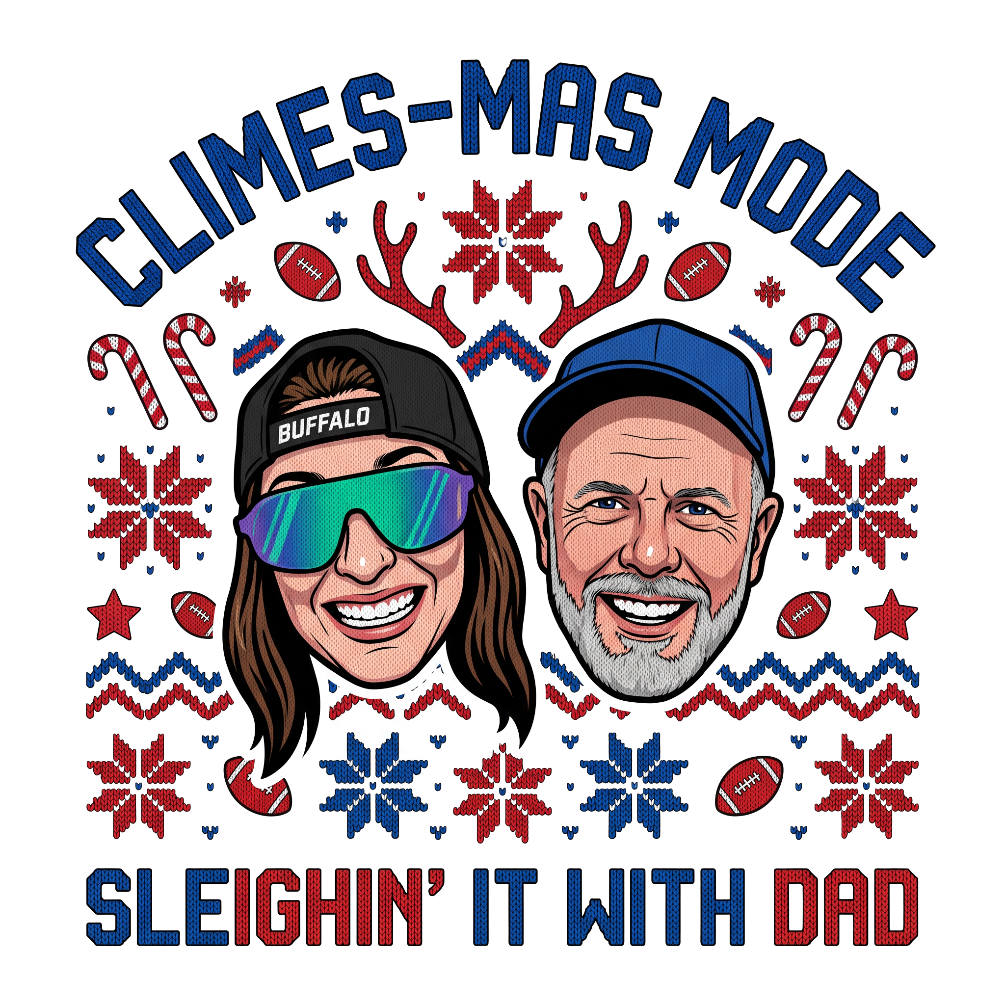 Sleighin’ it with Dad
